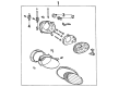 Mercury Headlight Diagram - XF1Z-13008-CA