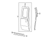 2015 Ford F-350 Super Duty Door Moldings Diagram - 8C3Z-2825532-BPTM