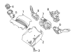 2017 Ford Fiesta Steering Column Cover Diagram - BE8Z-3530-BA