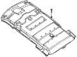 Mercury Villager Sun Visor Diagram - XF5Z1204105BAB