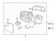 2016 Ford F-150 Car Mirror Diagram - FL3Z-17683-AK