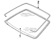 1993 Lincoln Town Car Windshield Diagram - FOVY-5403100-C