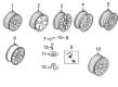 Lincoln Lug Nuts Diagram - 8E5Z-1012-A
