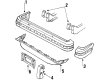 Ford Bronco II Air Deflector Diagram - E3TZ10001A06B