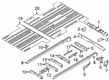 Ford Rear Crossmember Diagram - LK4Z-61102A24-A