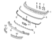 1994 Ford Bronco Bumper Diagram - F2TZ-17757-B