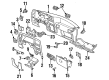 1993 Ford Explorer Ashtray Diagram - F2TZ1004810A