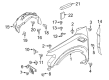 Ford Wheelhouse Diagram - NL1Z-16103-D