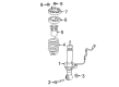 2022 Ford Expedition Shock and Strut Boot Diagram - NL1Z-18A047-F