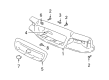 2008 Ford Crown Victoria Grille Diagram - 6W7Z-8200-AA