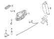 Lincoln Tailgate Lift Support Diagram - LJ7Z-14B351-H