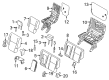 Ford Transit Connect Armrest Diagram - DT1Z-17644A22-FA