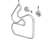 1997 Mercury Sable Timing Belt Idler Pulley Diagram - F5RZ-6C348-A