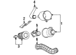 1995 Ford Ranger Air Intake Coupling Diagram - F57Z9B659F