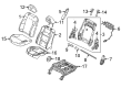 Ford Police Interceptor Utility Seat Cover Diagram - DG1Z-5464417-PA