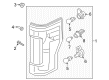 2017 Ford F-350 Super Duty Light Socket Diagram - HC3Z-13411-A