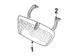 Lincoln Navigator Grille Diagram - F85Z-8200-BA