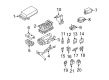 Mercury Turn Signal Flasher Diagram - F2UZ-13350-AA