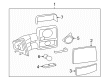 2007 Ford F-150 Car Mirror Diagram - 7L3Z-17683-CB