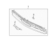 2011 Ford Mustang Grille Diagram - BR3Z-8200-AA