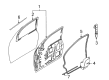 2007 Ford Focus Door Seal Diagram - 2M5Z-6121453-AA
