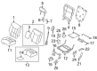 2007 Ford Edge Seat Cushion Diagram - 7T4Z-7863840-A