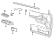 2001 Ford Explorer Sport Armrest Diagram - 1L2Z-9824101-AAB
