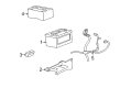 Mercury Battery Tray Diagram - F77Z-10732-AA