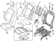 Ford Escape Seat Cover Diagram - GJ5Z-7864416-CC