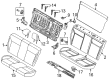 2014 Ford Focus Seat Cushion Diagram - DM5Z-5463840-B