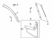 Ford Police Interceptor Utility Mud Flaps Diagram - LB5Z-16A550-BA