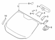 2022 Ford Ranger Car Mirror Diagram - CU5Z-17700-B