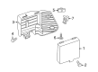 2014 Lincoln MKZ Parking Assist Distance Sensor Diagram - DS7Z-14C689-C