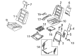 2009 Ford Taurus X Seat Cushion Diagram - 8A4Z-74632A22-B