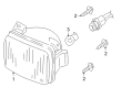 Ford Escape Fog Light Diagram - YL8Z-15200-BD