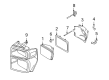 Ford E-150 Headlight Diagram - AC2Z-13008-D