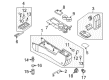 Mercury Milan Center Console Base Diagram - 8E5Z-54045A76-EC