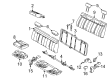 2012 Ford F-150 Seat Cushion Diagram - 9L3Z-1863840-A