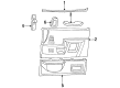 1993 Ford Bronco Weather Strip Diagram - F2TZ-1521456-A