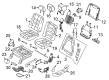 Lincoln Seat Cover Diagram - DE9Z-7464416-AA