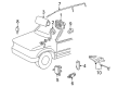 Mercury Steering Wheel Diagram - 6M6Z-78043B13-CA