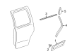 Mercury Mariner Door Moldings Diagram - 5E6Z-7825557-AAPTM