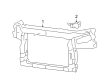 Mercury Monterey Engine Mount Bracket Diagram - 3F2Z-6F054-AA
