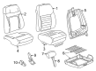 2002 Ford Mustang Seat Cushion Diagram - XR3Z-6364811-BA
