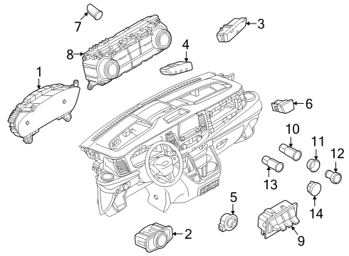 NK4Z-7P155-D Ford Selector Assembly - Transmission