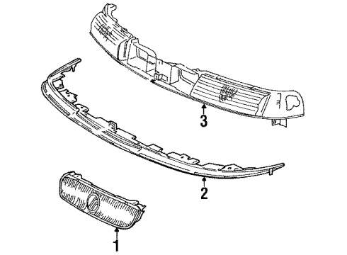 Ford F5RY-8419-A Molding Assembly F5RY-8419-A Ford Molding Assembly