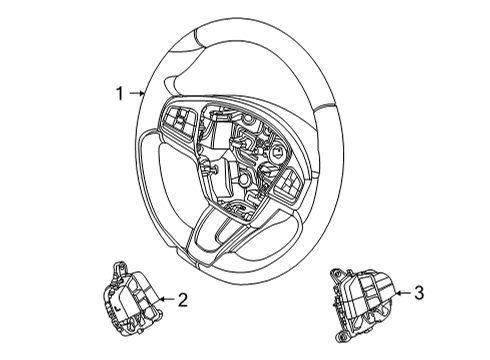 LJ8Z-3600-GH Ford Wheel Assembly - Steering