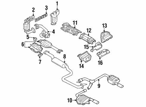 F6RZ-5246-BB Ford Front Pipe