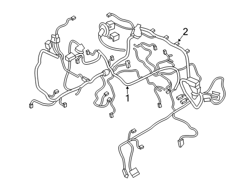 Ford R1MZ-14290-BKA Wiring Assembly R1MZ-14290-BKA Ford Wiring Assembly