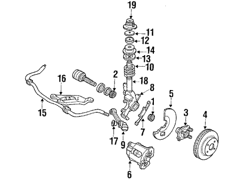 E3FZ2C134A Ford Wheel Bearing